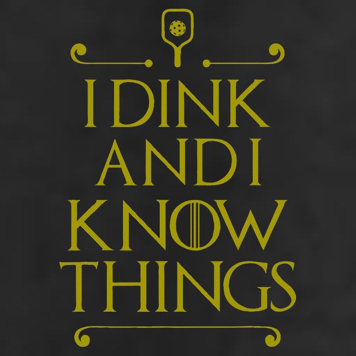 I Dink And I Know Things Funny Pickleball 7 Panel Mesh Trucker Snapback Hat