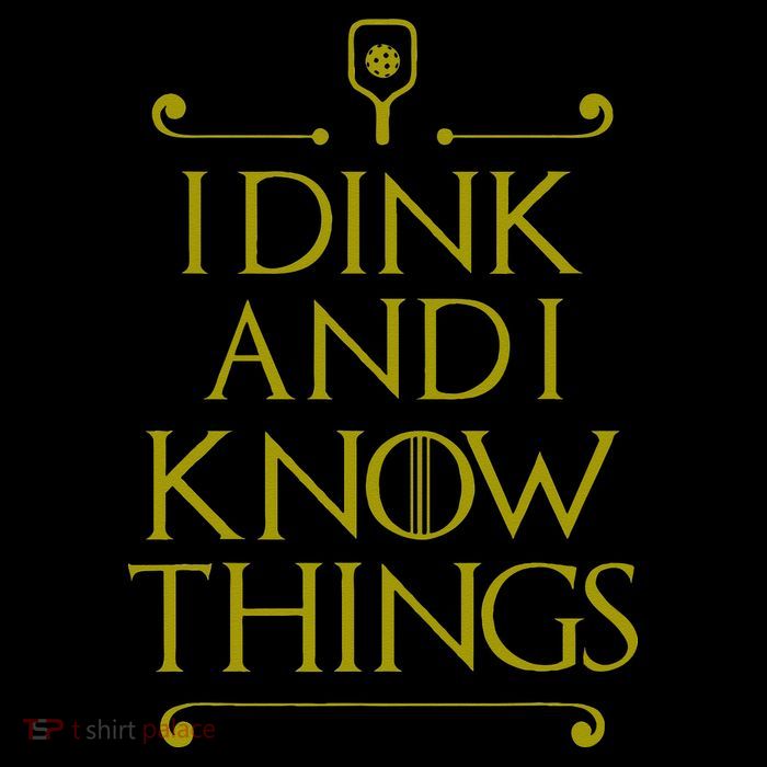 I Dink And I Know Things Funny Pickleball City Backpack