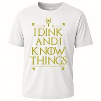 I Dink And I Know Things Funny Pickleball Performance Shirt