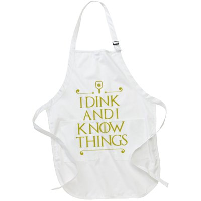 I Dink And I Know Things Funny Pickleball Apron