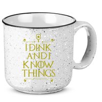 I Dink And I Know Things Funny Pickleball 15oz Campfire Ceramic Mug