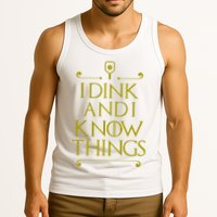 I Dink And I Know Things Funny Pickleball Tank Top