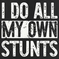 I Do All My Own Stunts Get Well Gifts Funny Injury Leg Golf Towel