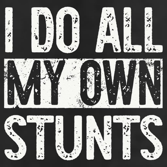 I Do All My Own Stunts Get Well Gifts Funny Injury Leg Golf Towel