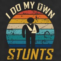 I Do All My Own Stunts Funny Broken Bones Adult And Cute Gift Golf Towel