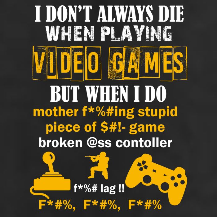 I Don't Always Die Gamer Funny Cool Comfort Performance Bucket Hat