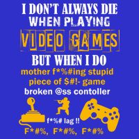 I Don't Always Die Gamer Funny Zip Tote Bag