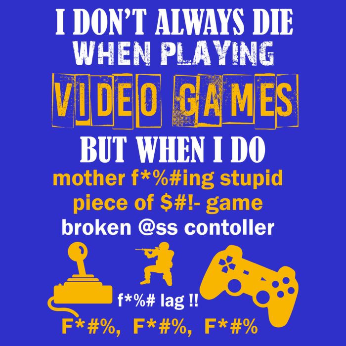 I Don't Always Die Gamer Funny Zip Tote Bag