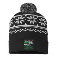 I Don't Always Die When Playing Video Games Controller Gamer USA-Made Snowflake Beanie