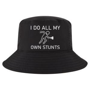 I Do All My Own Stunts Funny Electric Shock Gifts Cool Comfort Performance Bucket Hat