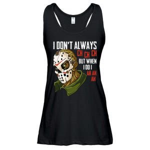 I Dont Always Ch Ch Ch Lazy Halloween Costume Horror Movie Ladies Essential Flowy Tank