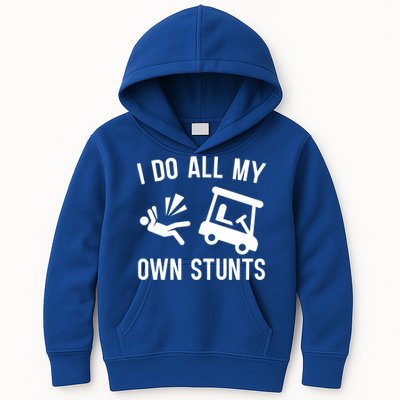 I Do All My Own Stunts For Golfers Gift Kids Hoodie