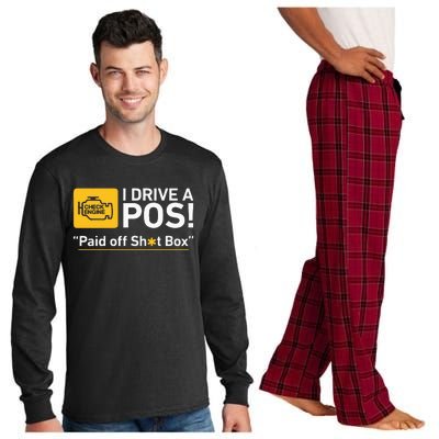 I Drive A Pos Paid Off Sh*T Box Long Sleeve Pajama Set