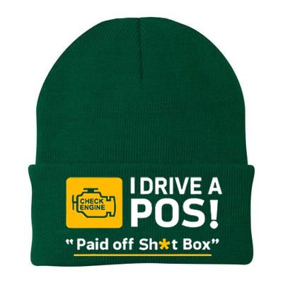 I Drive A Pos Paid Off Sht Box Knit Cap Winter Beanie