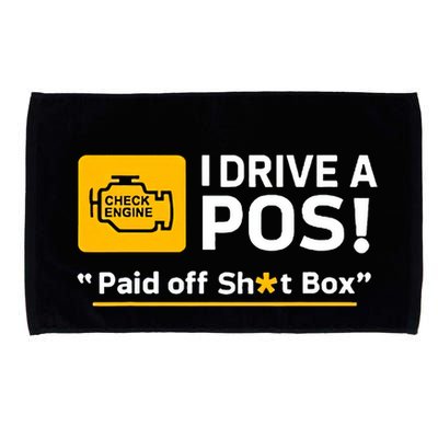 I Drive A Pos Paid Off Sht Box Microfiber Hand Towel