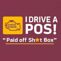 I Drive A Pos Paid Off Sht Box 16oz Travel Tumbler