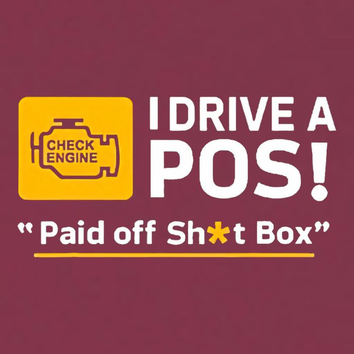 I Drive A Pos Paid Off Sht Box 16oz Travel Tumbler
