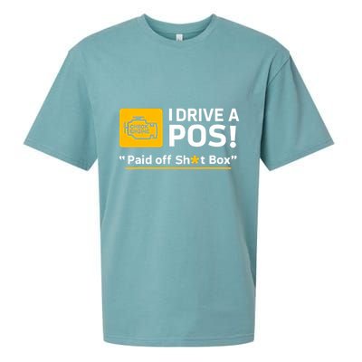 I Drive A Pos Paid Off Sht Box Sueded Cloud Jersey T-Shirt
