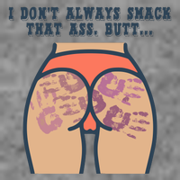 I DonT Always Smack That Ass Butt... Funny Bruised Butt Hooded Wearable Blanket
