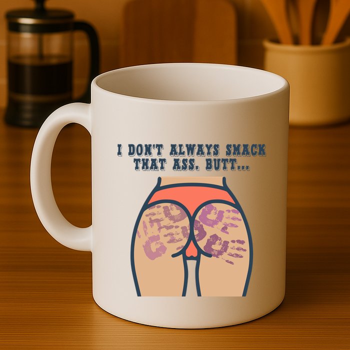 I DonT Always Smack That Ass Butt... Funny Bruised Butt Mug