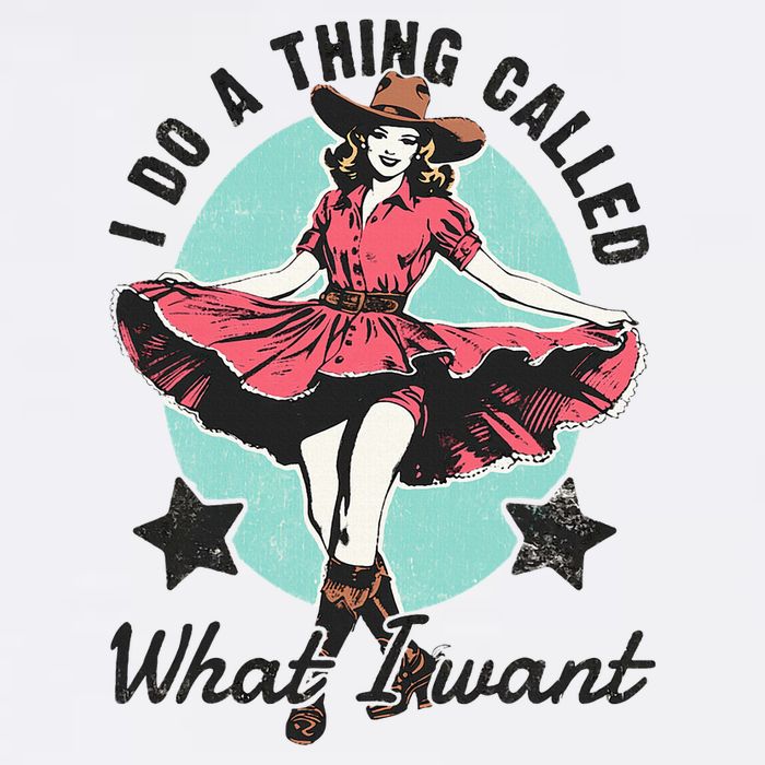 I Do A Thing Called What I Want Retro Cowboy Western Wool Snapback Cap