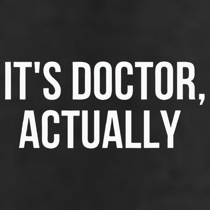 It's Doctor Actually Funny PHD Golf Towel