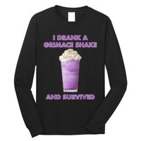 I Drank A Shake And Survived Long Sleeve Shirt