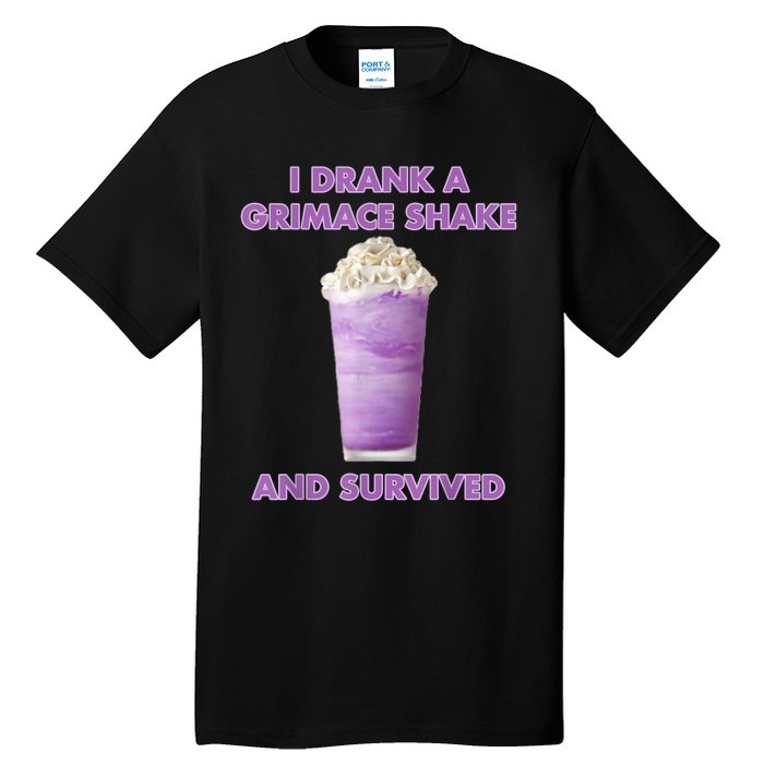 I Drank A Shake And Survived Tall T-Shirt