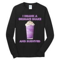 I Drank A Shake And Survived Tall Long Sleeve T-Shirt