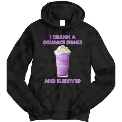 I Drank A Shake And Survived Tie Dye Hoodie