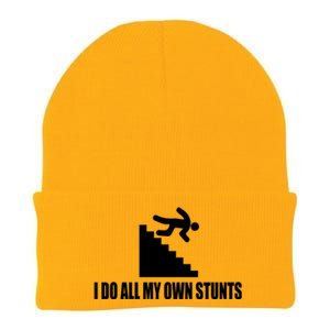 I Do All My Own Stunts Great Gift Knit Cap Winter Beanie