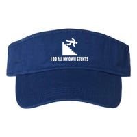 I Do All My Own Stunts Great Gift Valucap Bio-Washed Visor