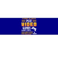 I Dont Alway Play Video Games Gift Gamer Eat Sleep Repeat Meaningful Gift Bumper Sticker