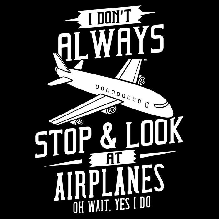 I DonT Always Stop And Look At Airplanes Backpack
