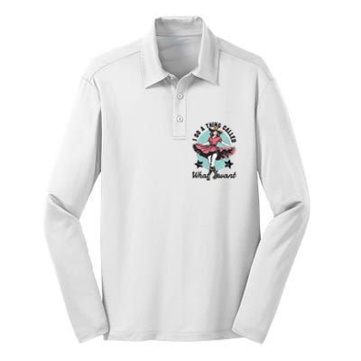 I Do A Thing Called What I Want Silk Touch Performance Long Sleeve Polo