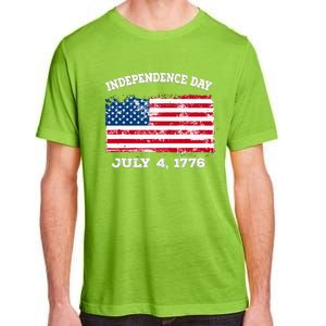 Independence Day American Flag Patriotic 1776 We The People Adult ChromaSoft Performance T-Shirt