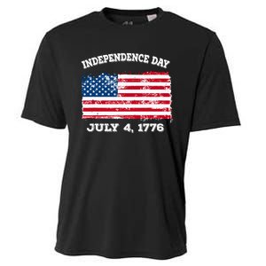 Independence Day American Flag Patriotic 1776 We The People Cooling Performance Crew T-Shirt