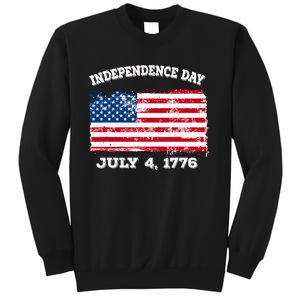 Independence Day American Flag Patriotic 1776 We The People Sweatshirt