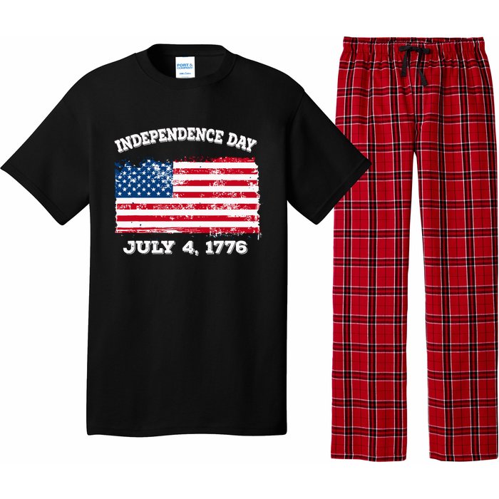 Independence Day American Flag Patriotic 1776 We The People Pajama Set