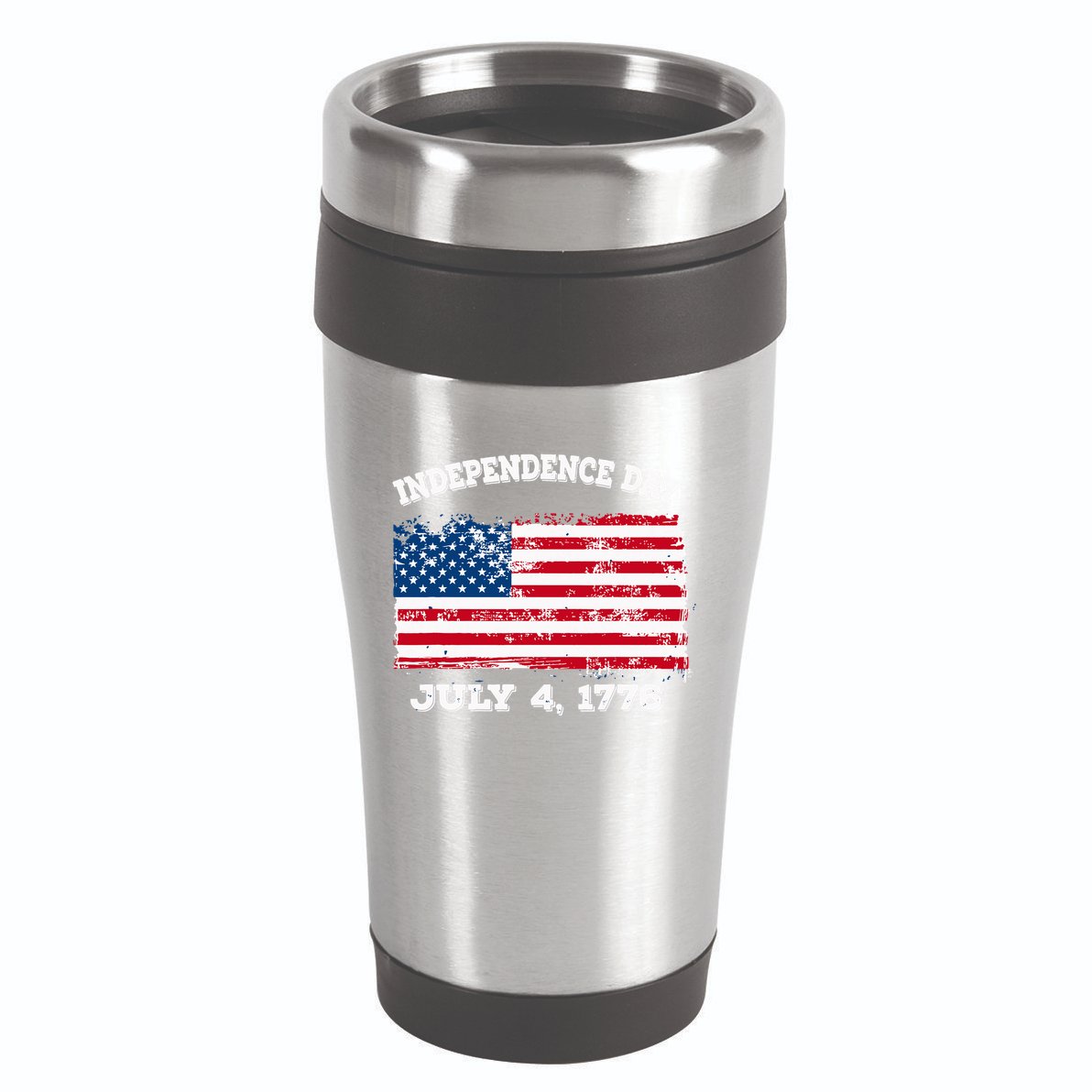 Independence Day American Flag Patriotic 1776 We The People 16oz Travel Tumbler