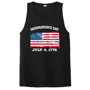 Independence Day American Flag Patriotic 1776 We The People PosiCharge Competitor Tank