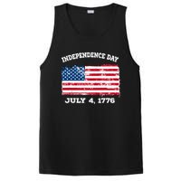 Independence Day American Flag Patriotic 1776 We The People PosiCharge Competitor Tank