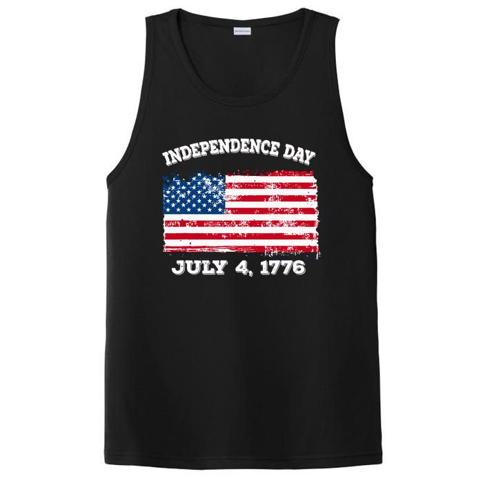 Independence Day American Flag Patriotic 1776 We The People PosiCharge Competitor Tank