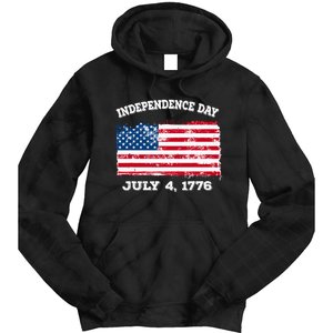 Independence Day American Flag Patriotic 1776 We The People Tie Dye Hoodie