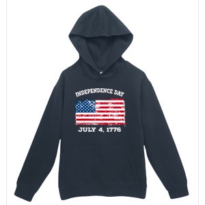 Independence Day American Flag Patriotic 1776 We The People Urban Pullover Hoodie