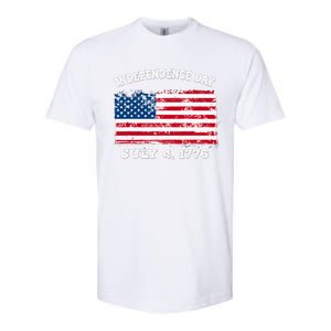 Independence Day American Flag Patriotic 1776 We The People Softstyle CVC T-Shirt