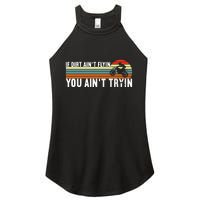 If Dirt Aint Flying You Aint Trying, Dirt Biking Dirt Biker Women's Perfect Tri Rocker Tank