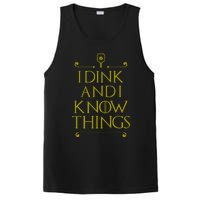 I Dink And I Know Things Funny Pickleball PosiCharge Competitor Tank