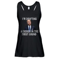 Im Drafting A Kicker In The 1st Round Joe Biden Funny Ladies Essential Flowy Tank