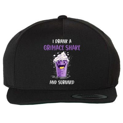 I Drank Agrimace Shake And Survived Wool Snapback Cap